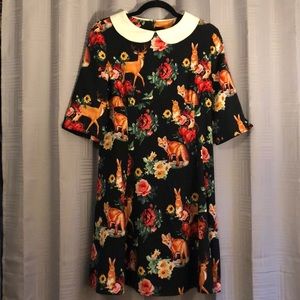 ModCloth Hell Bunny Vixen Aura & Fauna Dress Large